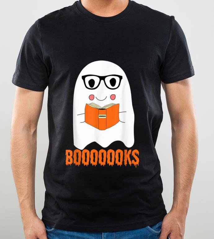 Original Boooooks Halloween Boo read Books Ghost reading books funny shirt 1 Original Boooooks Halloween Boo read Books Ghost reading books funny shirt