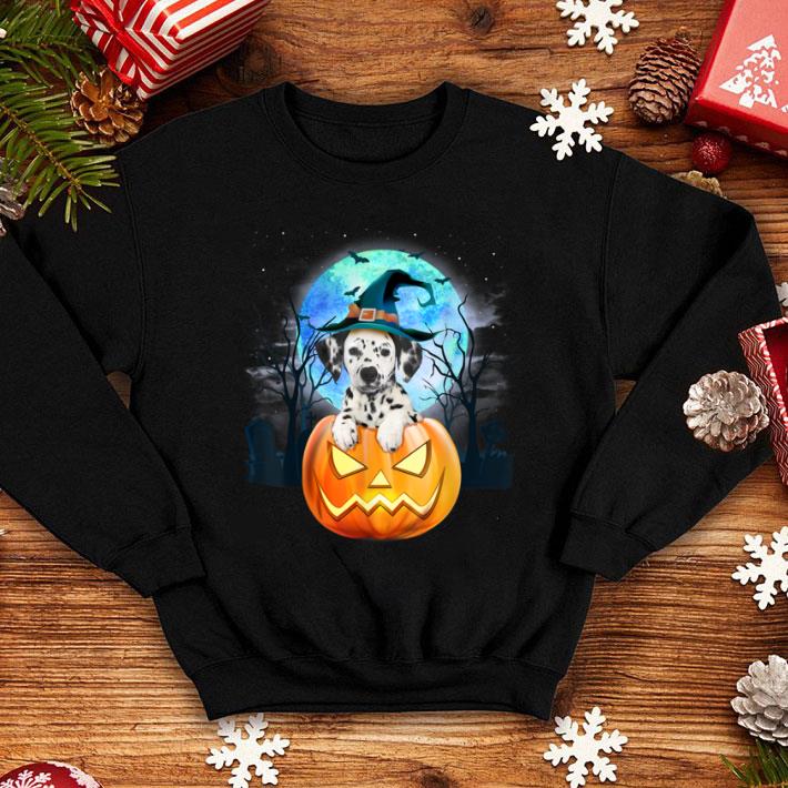 Hot Dalmatian Witch Hat Pumpkin Halloween Costume shirt 1 Hot Dalmatian Witch Hat Pumpkin Halloween Costume shirt