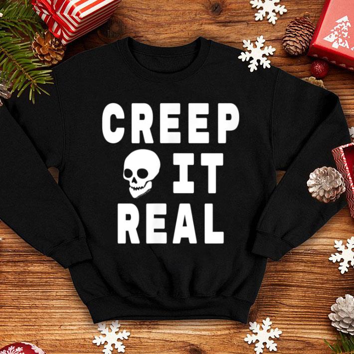 Premium Funny Creep it Real Halloween Graphic shirt 1 Premium Funny Creep it Real Halloween Graphic shirt