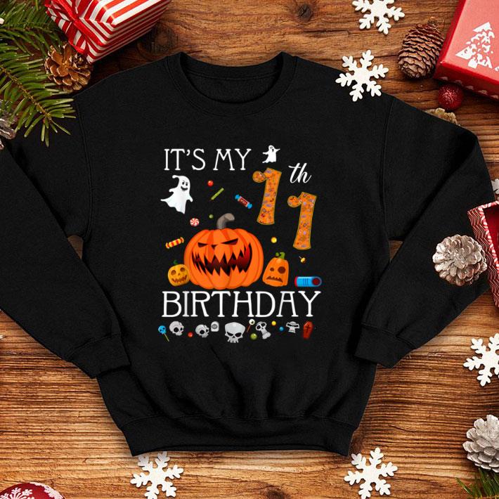 Pretty It's My 11th Birthday Poop Halloween Costume For Kids shirt 1 Pretty It's My 11th Birthday Poop Halloween Costume For Kids shirt