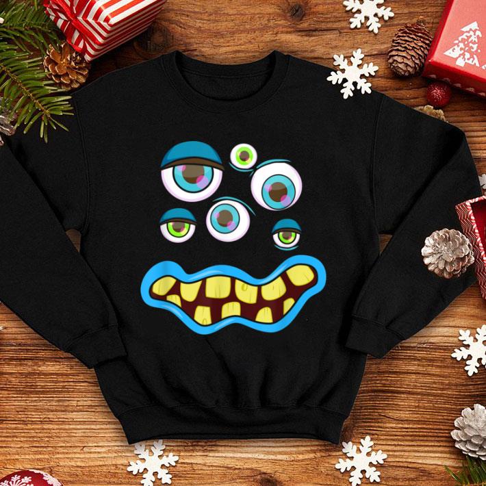 Official Cute Halloween Eyeballs Design Monster Face Eyes shirt