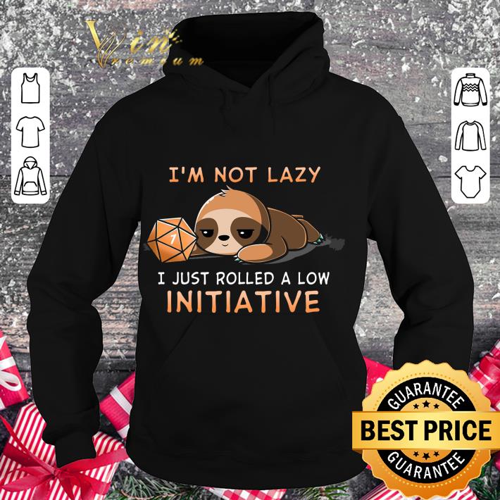 Official Dungeon Sloth i'm not lazy i just rolled a low initiative shirt