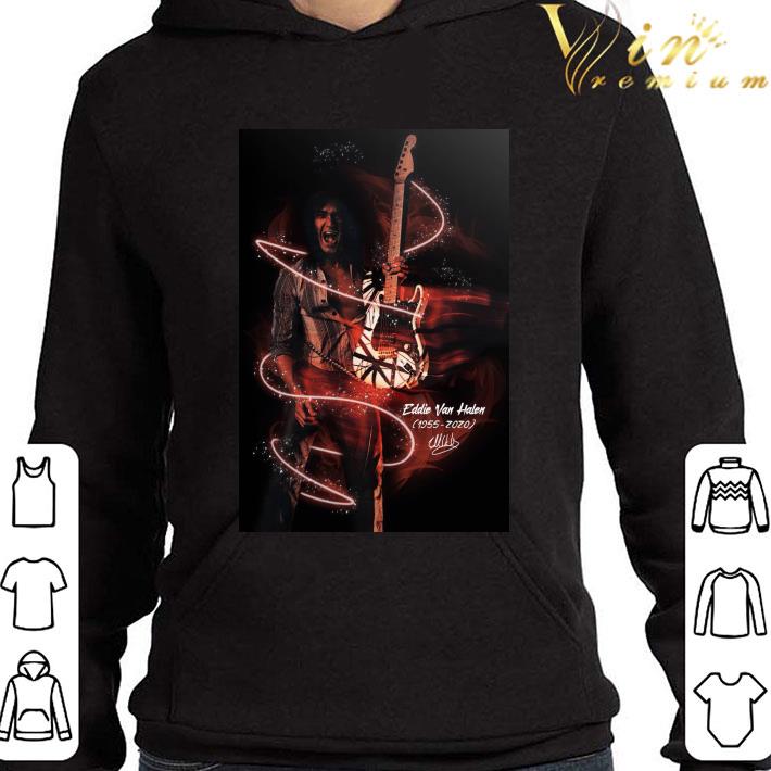 Eddie Van Halen 1950-2020 signature poster shirt