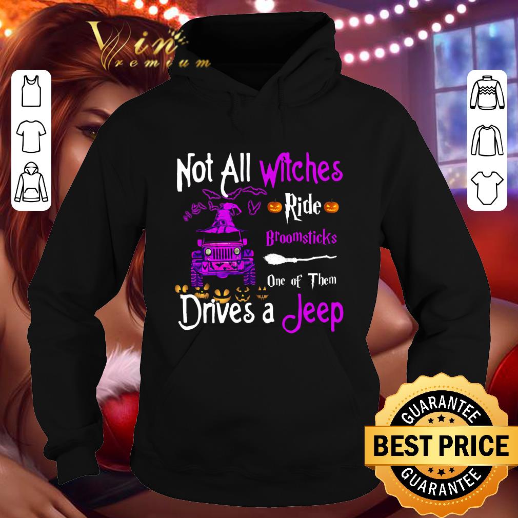 Funny Not All Witches Ride Broomsticks One Of Them Drives A Jeep shirt 1 Funny Not All Witches Ride Broomsticks One Of Them Drives A Jeep shirt