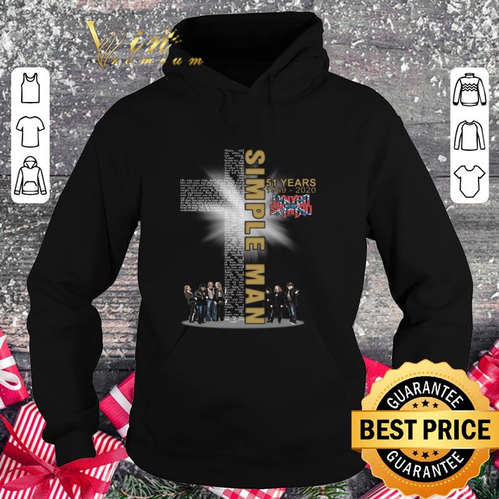 Funny Simple Man Lyrics 51 years 1969-2020 Lynyrd Skynyrd shirt