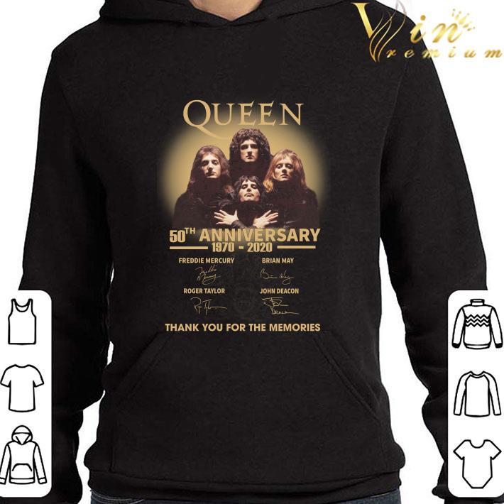 Queen 50th anniversary 1970-2020 thank you for the memories shirt 1 Queen 50th anniversary 1970-2020 thank you for the memories shirt