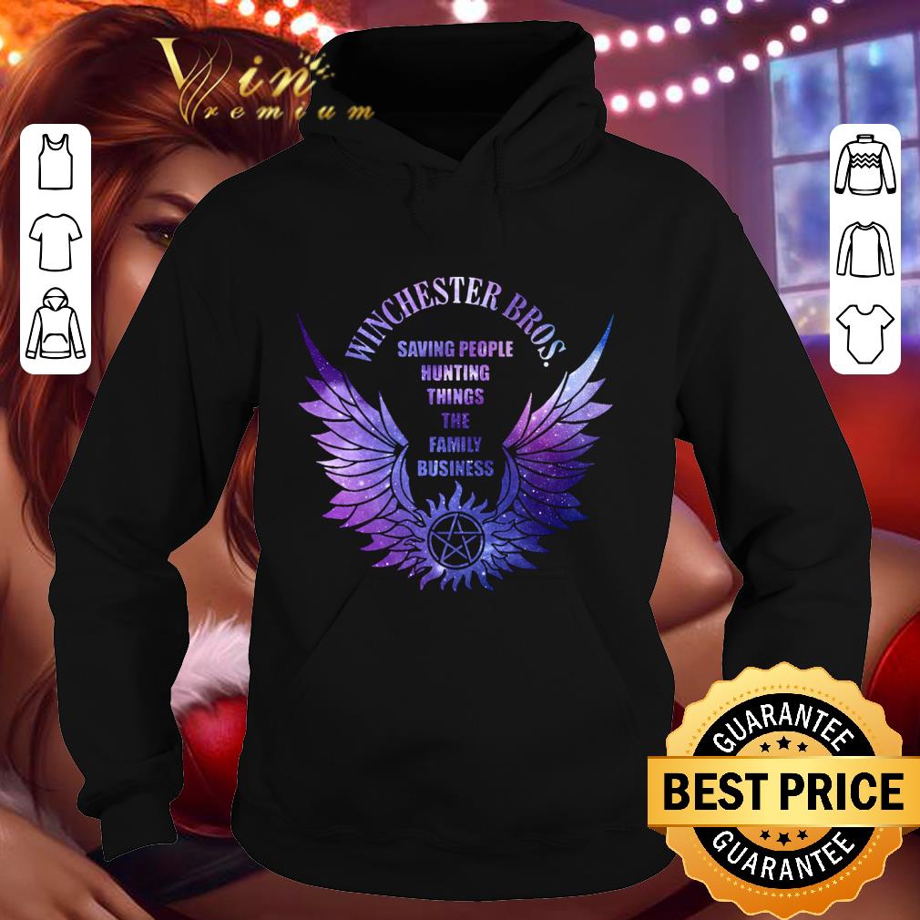 Winchester Bros saving people hunting things the family business shirt