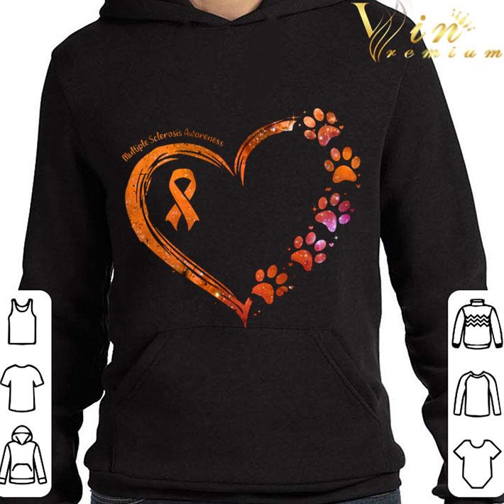 Paws Dog Multiple Sclerosis Awareness shirt 1 Paws Dog Multiple Sclerosis Awareness shirt