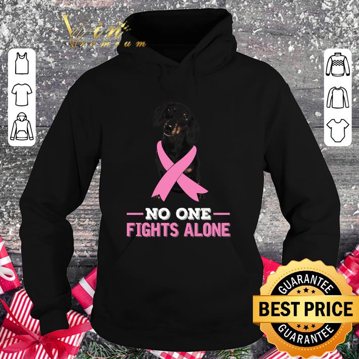 Hot Black Dachshund Breast Cancer No One Fights Alone shirt c9d36078 hot black dachshund breast cancer no one fights alone shirt 4 - Hot Black Dachshund Breast Cancer No One Fights Alone shirt