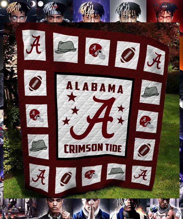 Alabama Crimson Tide football NFL quilt blanket 1