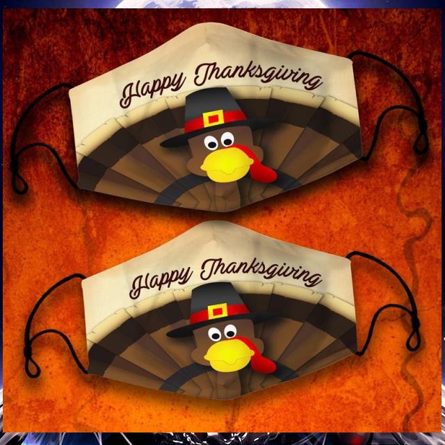 Chicken Turkey Thanksgiving Face Mask 1 Chicken Turkey Thanksgiving Face Mask