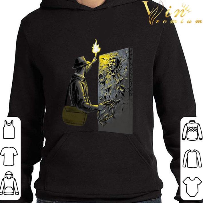 Indiana Jones Finds Carbonite Han Solo Star Wars shirt