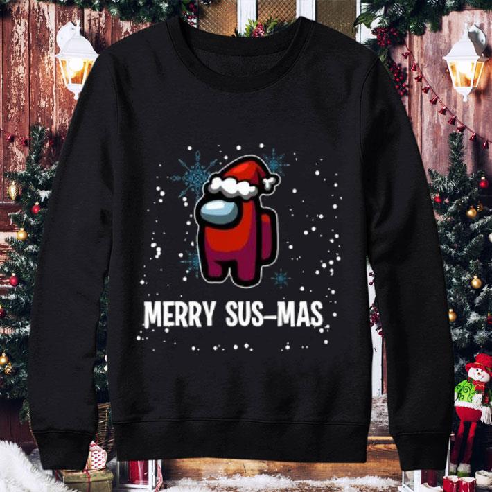 Funny Santa Among Us Merry sus mas Christmas shirt