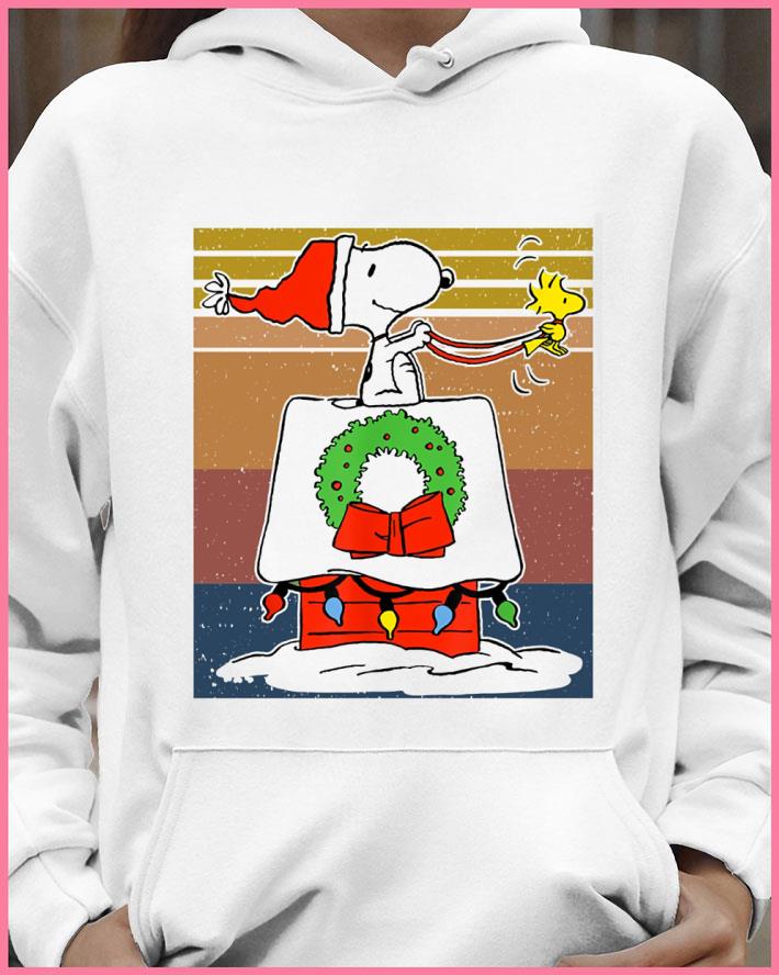Best Christmas Snoopy And Woodstock House Vintage shirt 1 Best Christmas Snoopy And Woodstock House Vintage shirt