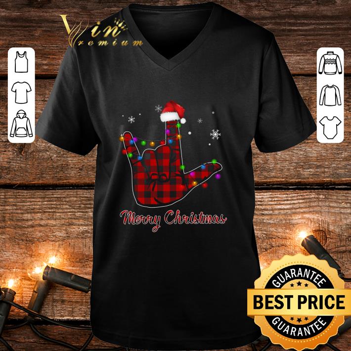 Funny I Love You Sign Merry Christmas shirt
