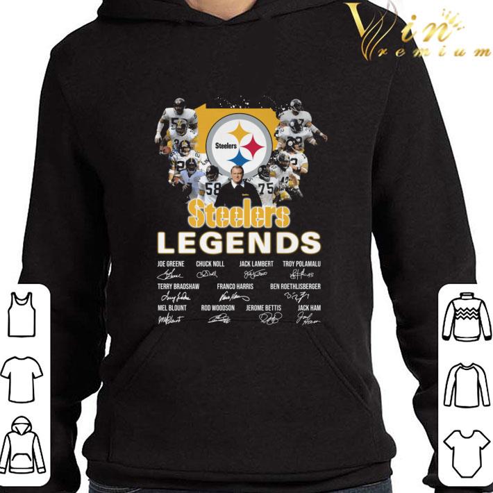 Pittsburgh Steelers NFL Team Legends Signatures shirt 1 Pittsburgh Steelers NFL Team Legends Signatures shirt