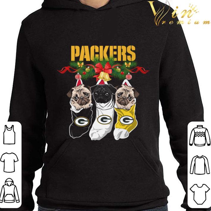 Green Bay Packers Pug Christmas shirt