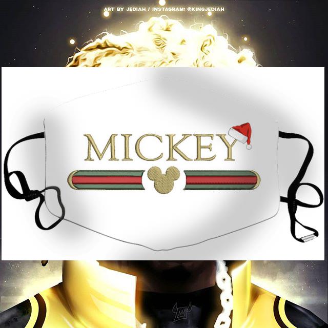 Gucci Mickey Santa Face Mask