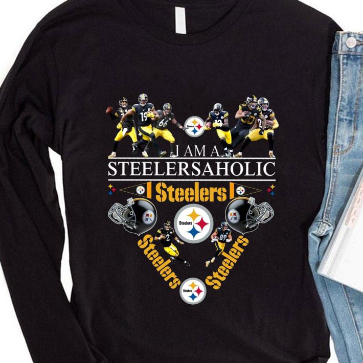 Funny Pittsburgh Steelers I Am A Steelersaholic shirt 1 Funny Pittsburgh Steelers I Am A Steelersaholic shirt
