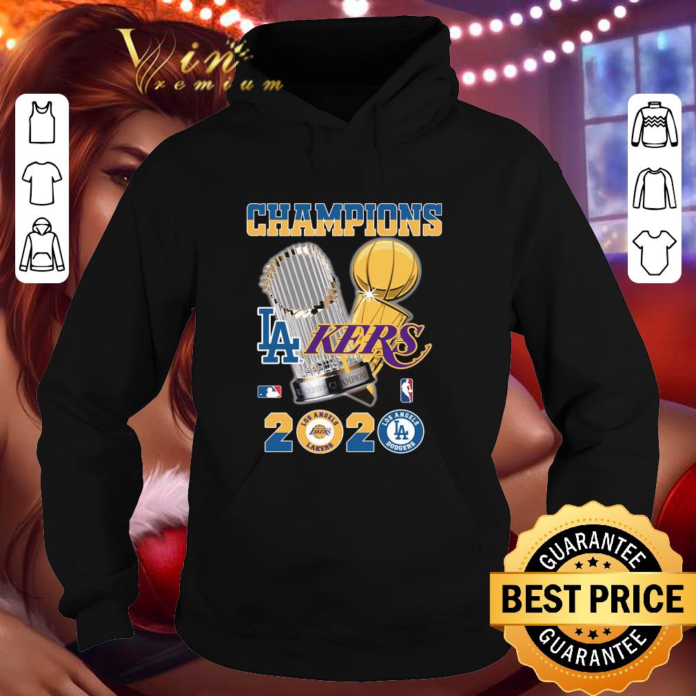Funny Cups Champions Los Angeles Dodgers Los Angeles Lakers 2020 shirt