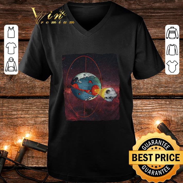 Official Star Wars Unicron Transformers Death Star Art shirt