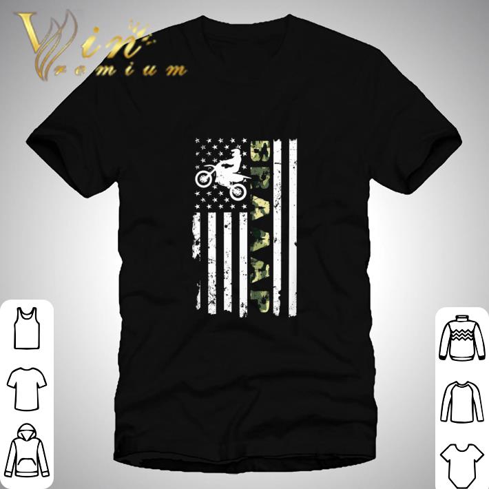 Motorcycle Braaap American Flag shirt 6