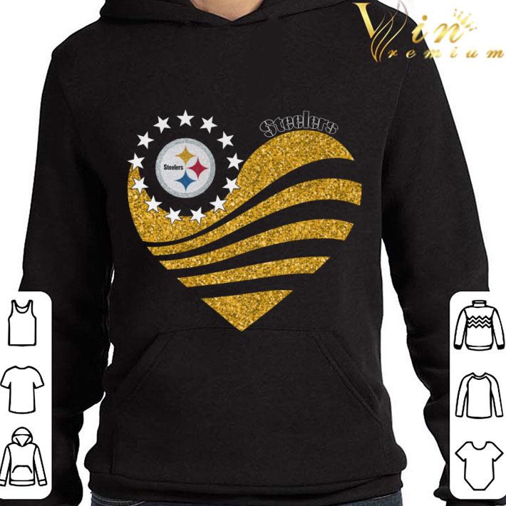 Sparkling Hearts Steelers shirt