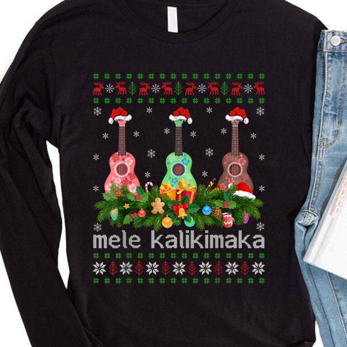 Original Mele Kalikimaka Ukulele Guitar Gift Ugly Ukulele Christmas shirt 1 Original Mele Kalikimaka Ukulele Guitar Gift Ugly Ukulele Christmas shirt