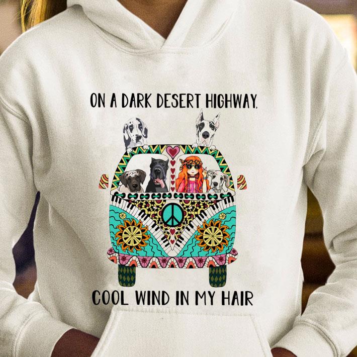 Funny Hippie Bus Great Dane On A Dark Desert Cool Wind In My Hair shirt 1 Funny Hippie Bus Great Dane On A Dark Desert Cool Wind In My Hair shirt