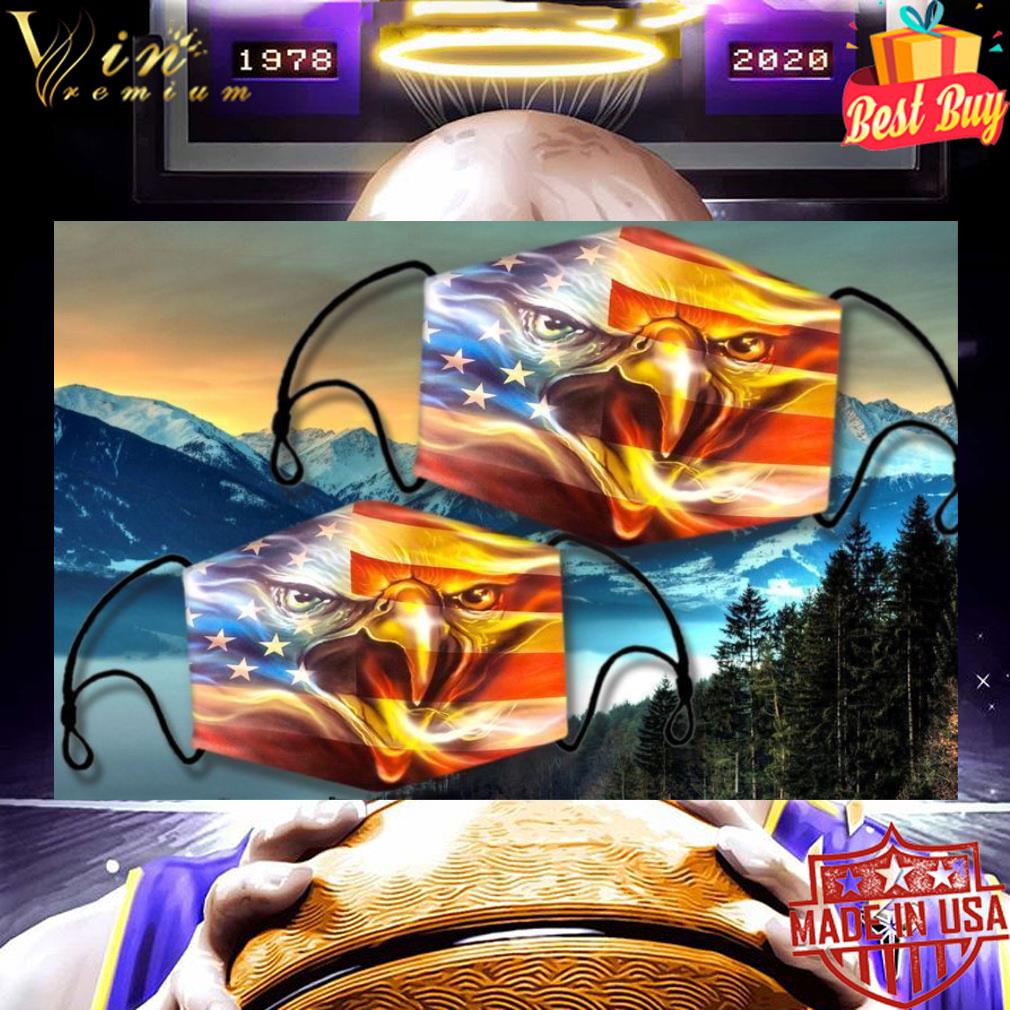 Eagle American Flag Face Mask 1 Eagle American Flag Face Mask