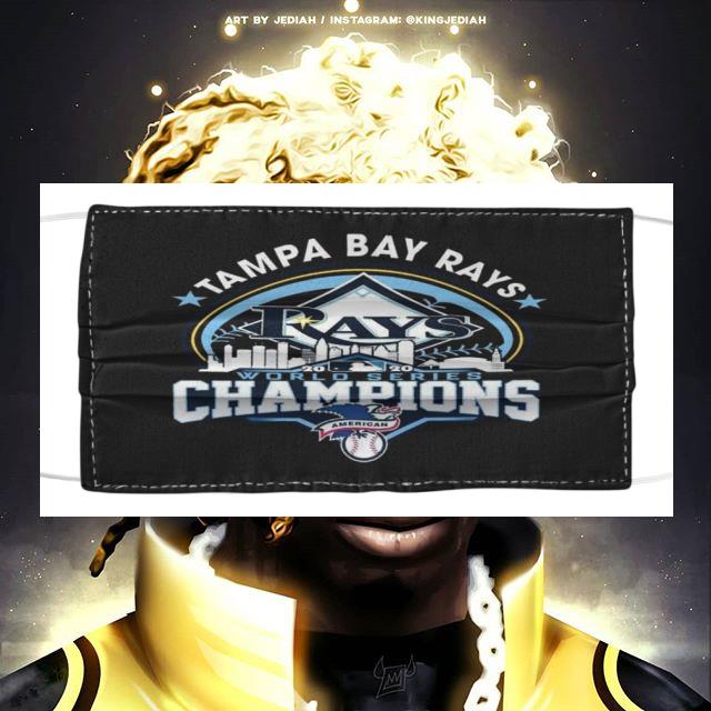 Tampa Bay Rays Champions American face mask 1 Tampa Bay Rays Champions American face mask