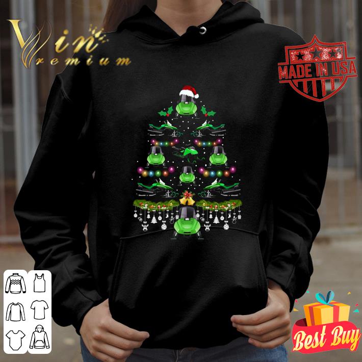 Premium Snowmobile Christmas Tree shirt