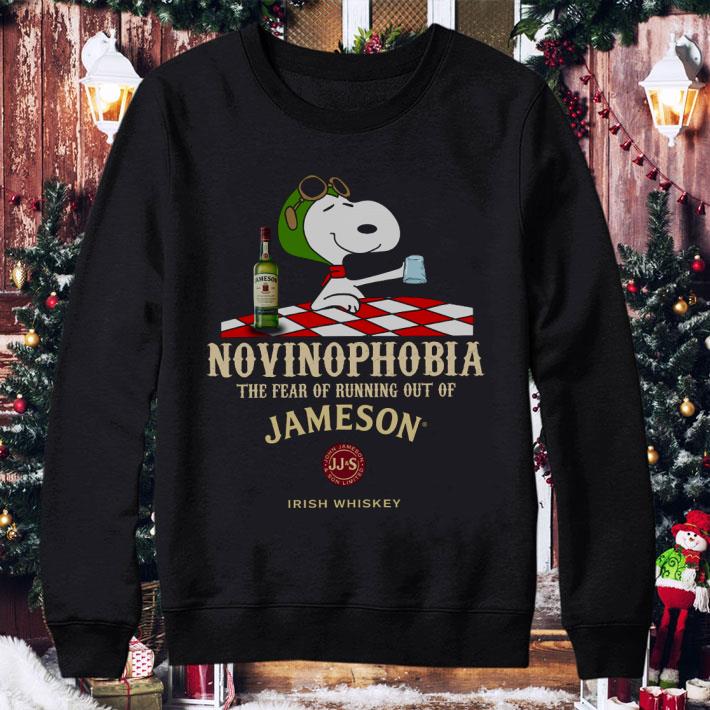 Hot Snoopy Novinophobia The Fear Of Running Out Of Jameson Irish Whiskey shirt 1 Hot Snoopy Novinophobia The Fear Of Running Out Of Jameson Irish Whiskey shirt