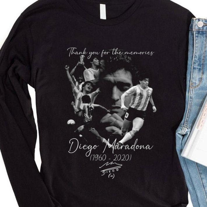 Official Rest In Peace Diego Maradona 1960-2020 Thank You A Legend shirt 1 Official Rest In Peace Diego Maradona 1960-2020 Thank You A Legend shirt