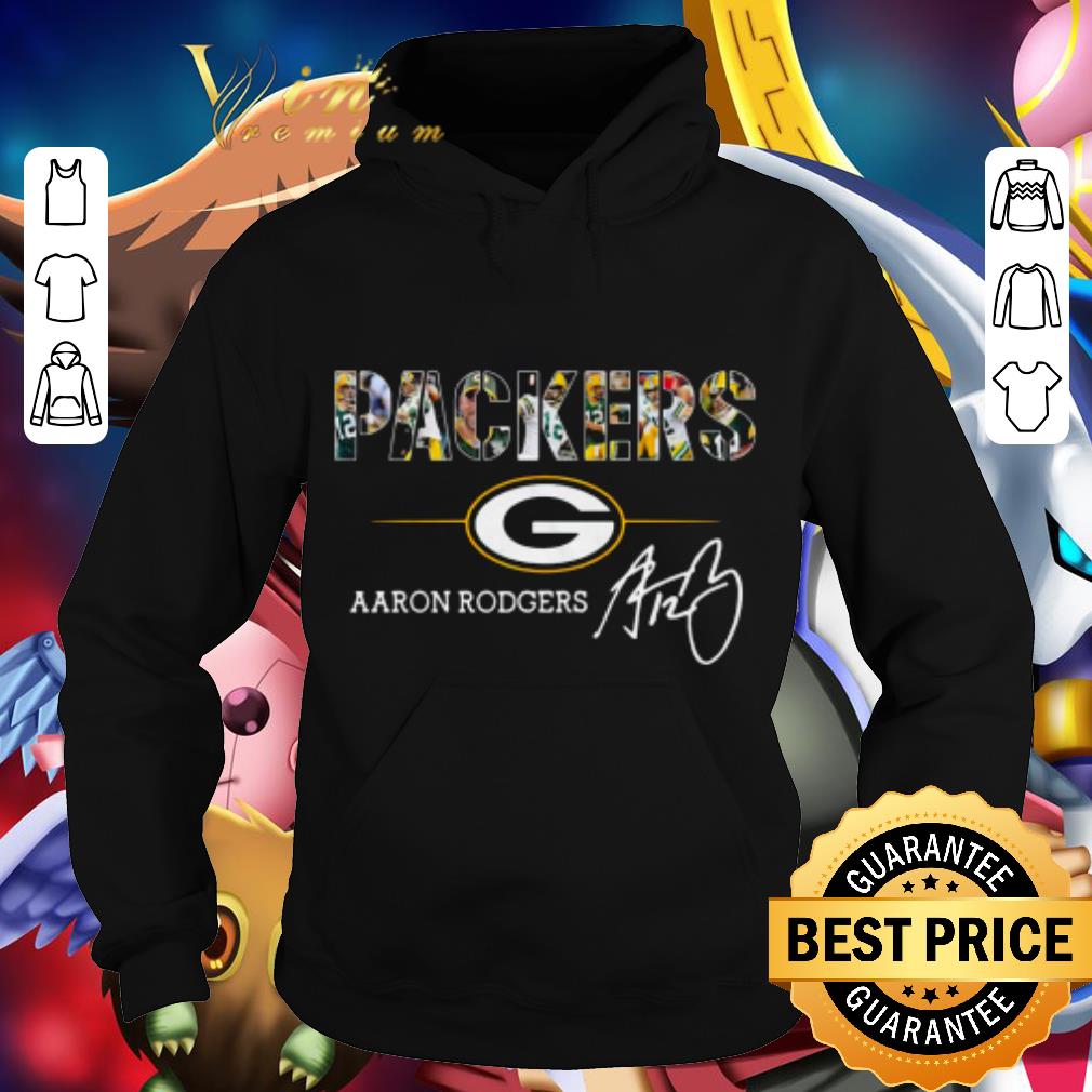 Hot Green Bay Packers Aaron Rodgers Signature shirt 1 Hot Green Bay Packers Aaron Rodgers Signature shirt