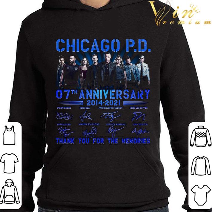 Chicago P.D. TV Series 07th anniversary 2014-2021 Signed Thank You shirt 1 Chicago P.D. TV Series 07th anniversary 2014-2021 Signed Thank You shirt