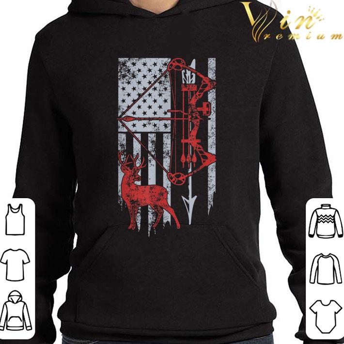 Funny Bow Hunting Deer Flag American Hunters shirt 1 Funny Bow Hunting Deer Flag American Hunters shirt