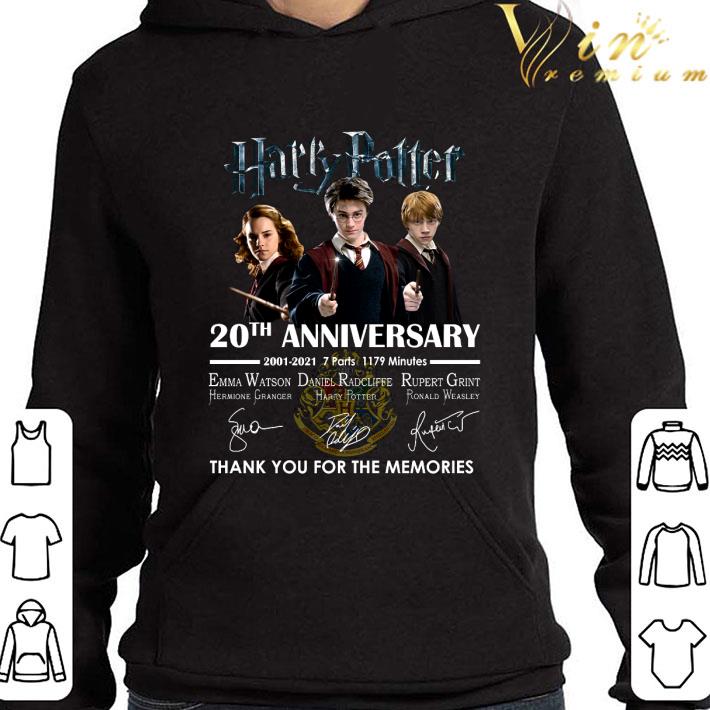 Harry Potter 20th Anniversary 2001-2021 7 parts 1179 minutes Signed shirt 1 Harry Potter 20th Anniversary 2001-2021 7 parts 1179 minutes Signed shirt