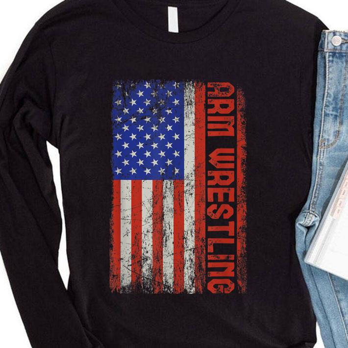 Awesome Arm Wrestling American Flag shirt