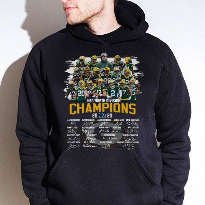Premium Packers NFC North Division Champions 2020 Signatures Aaron Rodgers shirt 1 Premium Packers NFC North Division Champions 2020 Signatures Aaron Rodgers shirt