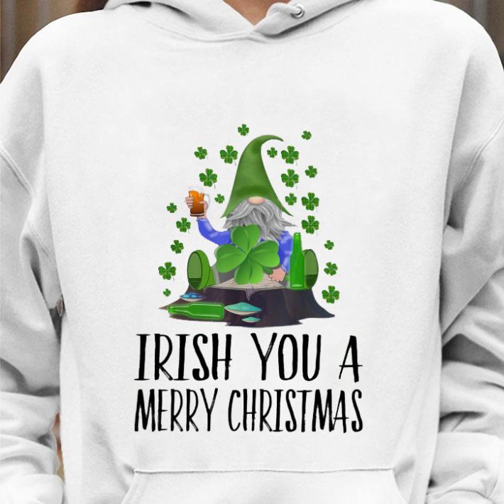 Premium Gnome Irish You A Merry Christmas 2020 shirt