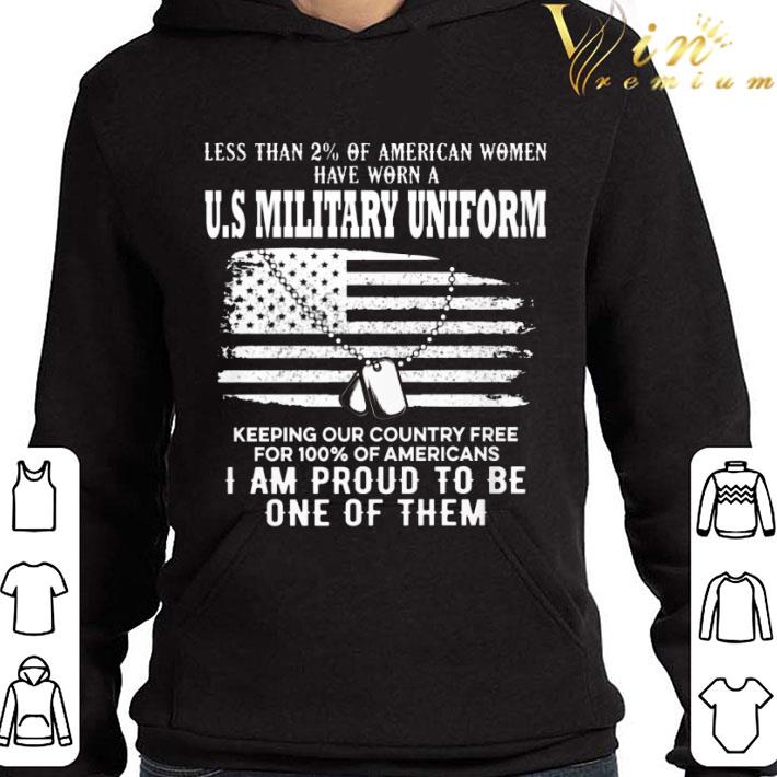 Less Than 2% Of American Women Have Worn A U.S Military Uniform shirt 1 Less Than 2% Of American Women Have Worn A U.S Military Uniform shirt