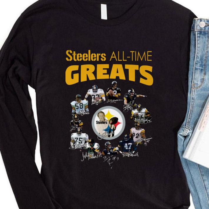 Awesome NFL Steelers All Time Greats Players Signatures shirt