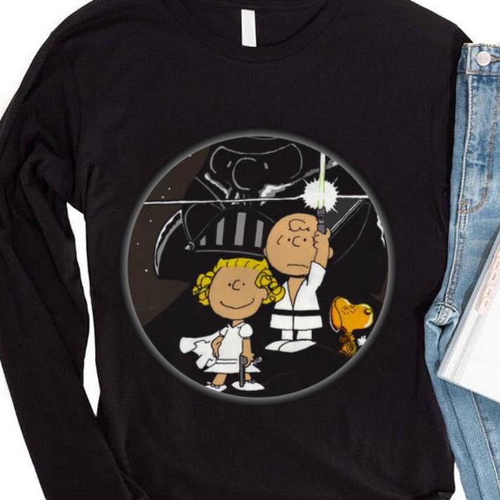 Original Peanuts Charlie Brown Snoopy Darth Vader Star Wars shirt 1 Original Peanuts Charlie Brown Snoopy Darth Vader Star Wars shirt