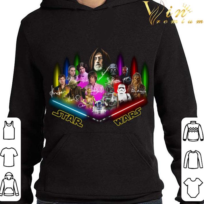 Star Wars Characters Art Signatures shirt 1 Star Wars Characters Art Signatures shirt
