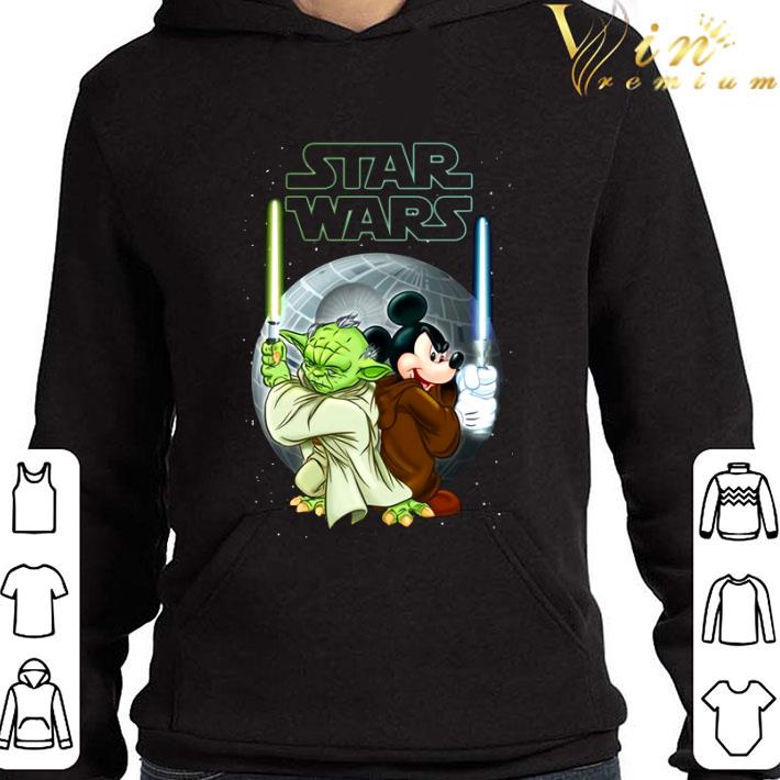 Star Wars Master Yoda and Mickey Mouse shirt