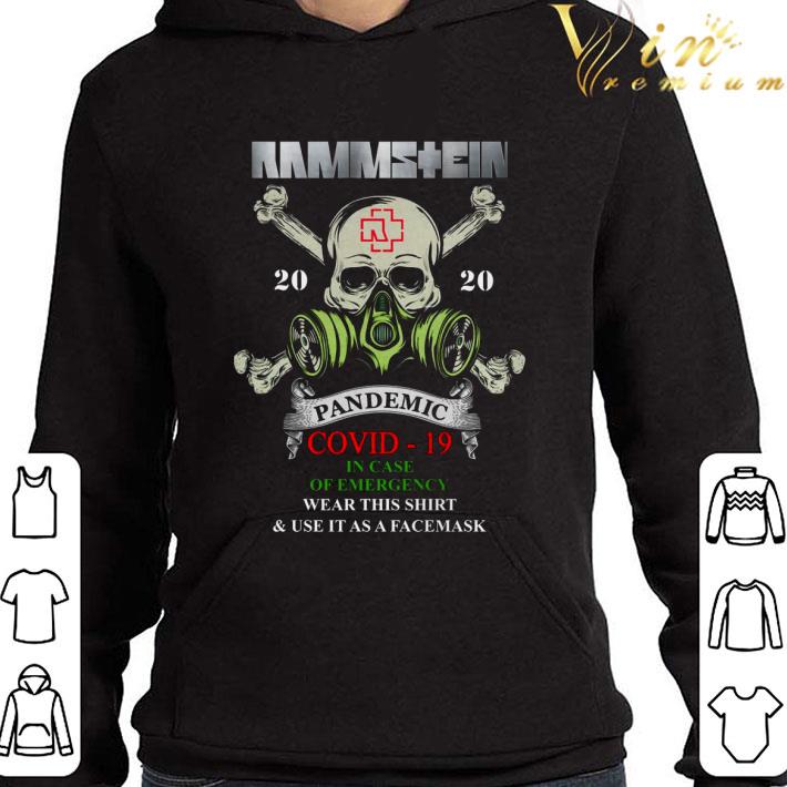 Pandemic covid 19 in case of emergency wear this shirt & use it as a facemask shirt