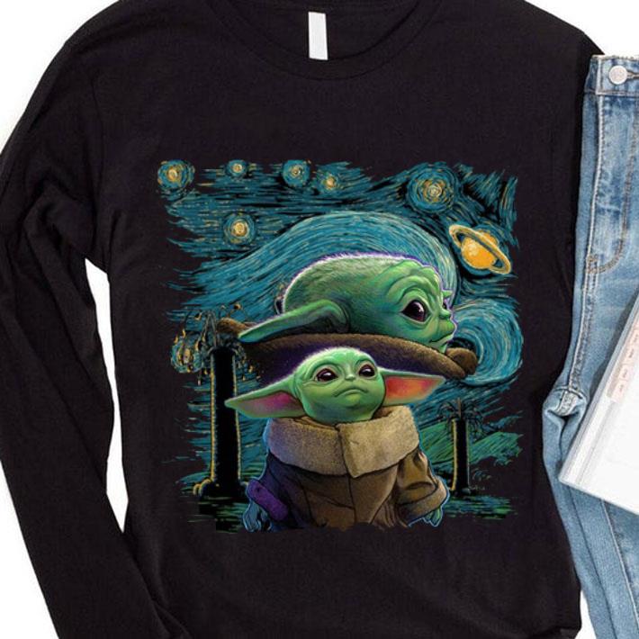 Original Star Wars Baby Yoda Starry Night Van Gogh shirt
