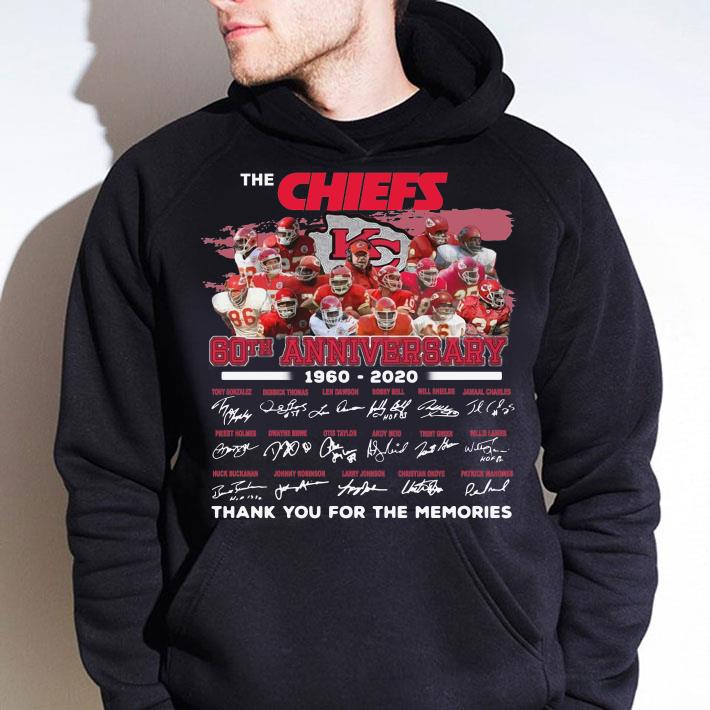 The Chiefs 60th anniversary 1960-2020 Signatures Patrick Mahomes shirt