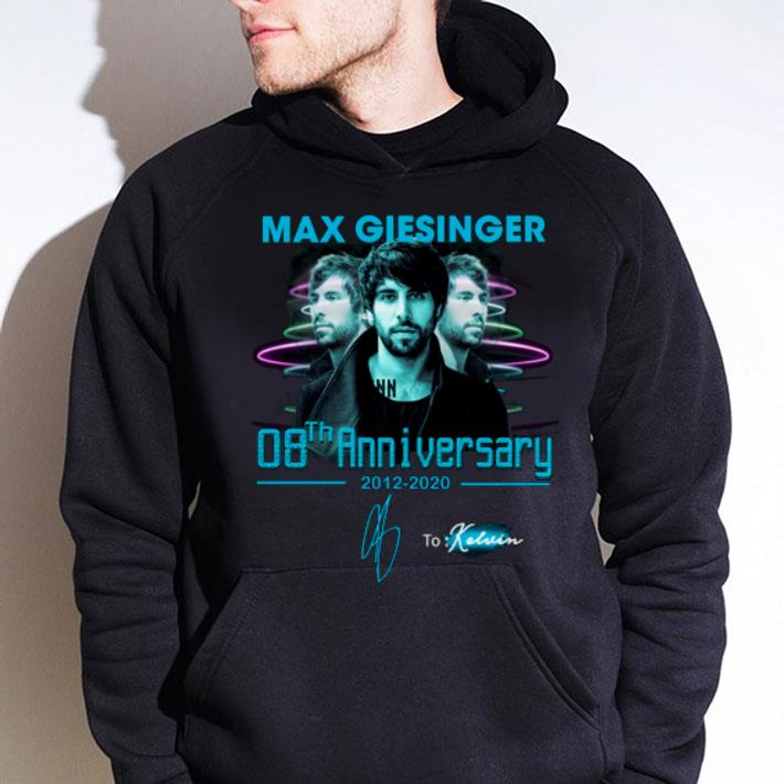 Funny Max Giesinger 08th Anniversary 2012-2020 Signature shirt 1 Funny Max Giesinger 08th Anniversary 2012-2020 Signature shirt